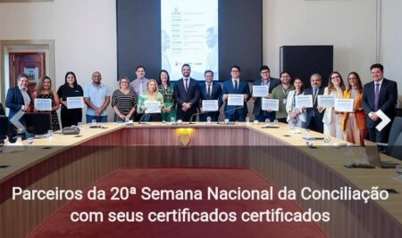 SINDOJUS-PA É RECONHECIDO COMO PARCEIRO NA 20ª SEMANA NACIONAL DA CONCILIAÇÃO